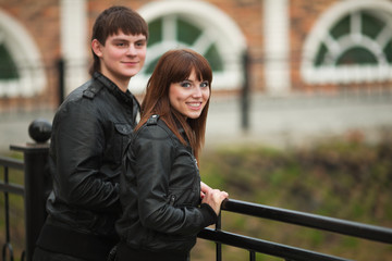 Happy young couple