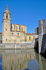 Fototapeta na wymiar San Anton church, Bilbao (Spain)