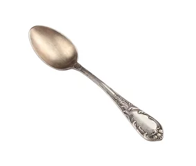 Stoff pro Meter silver teaspoon © zea_lenanet