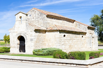 Obraz premium Church of San Juan Bautista, Banos de Cerrato, Castile and Leon,