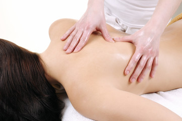Obraz na płótnie Canvas back massage