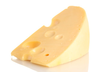 Сheese isolated on white