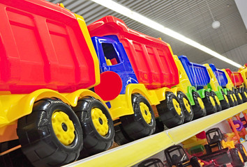 toy cars in shop