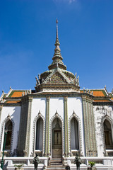 ancient architecture at temple of the emerald Buddha