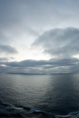 Obraz premium Gray Sky Horizon