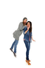 girls fear and their  reaction