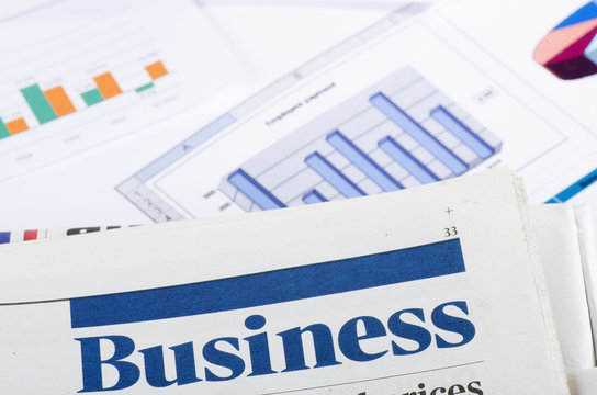 Graphs, charts, business table