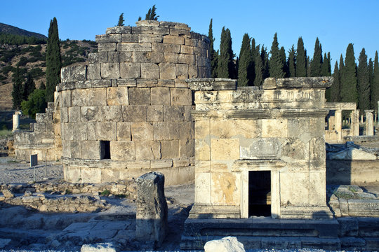 Riuns of ancient city Hierapolis, Turkey