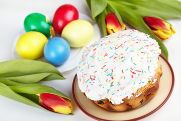 The traditional Easter table