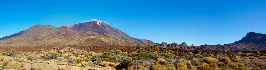 Fototapeta na wymiar Wulkan Teide na słoneczny dzień