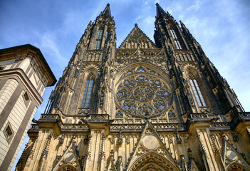 Fototapeta na wymiar St. Vitus Cathedral in Prague, Czech Republic