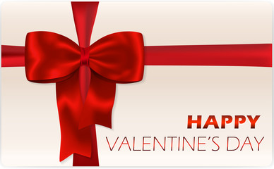 Valentine's day gift card