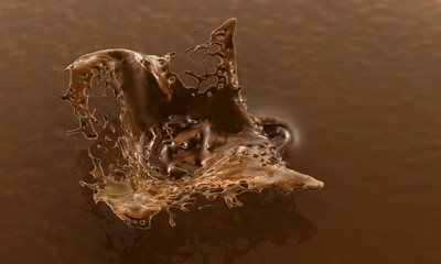 flüssige schokolade