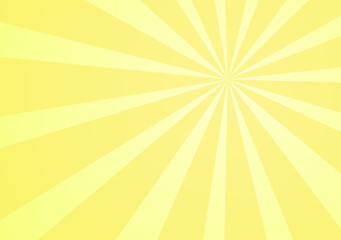 Yellow background with rays