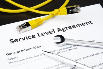 Fotobehang service level agreement © eccolo