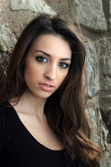 Fototapeta premium portrait of a beautiful young woman