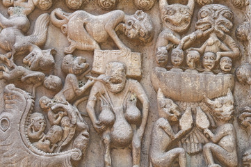 Parish church of Fornovo di Taro. Emilia-Romagna. Italy.