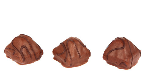chocolate candy isolated
