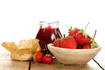 Fruits and jam