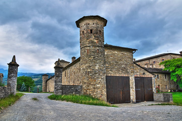 Castle of Golaso. Varsi. Emilia-Romagna. Italy.