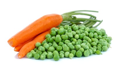 Peas and carrots