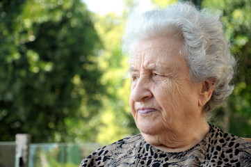 portrait of a senior woman