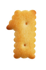 Cookies crackers in a figure one
