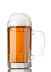 beer mug isolated on white
