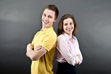 woman and man together