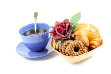 Black tea and sweets