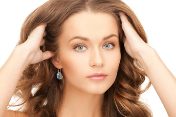 Naklejka premium beautiful woman