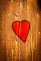 Valentine's Day Wooden Background