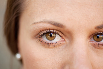 Close up female eye