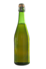 green bottle of cider