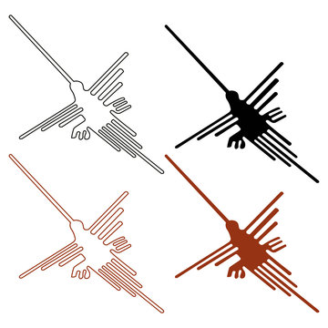 Nazca Lines Set - Vector illustration