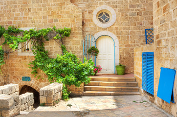 Fototapeta na wymiar Stary dom. Jafa, Izrael.