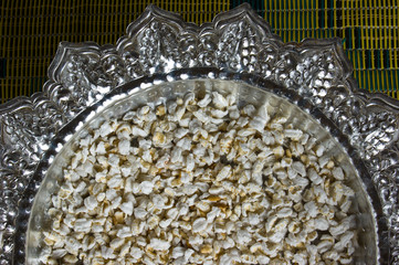 popped rice or khaw tok (in Thai Language)