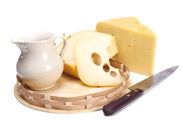 Cheese and milk