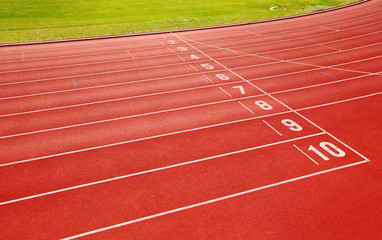 Fototapeta premium running track