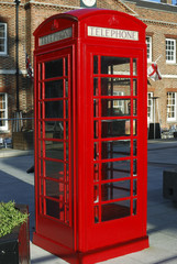English Red Telephone Box
