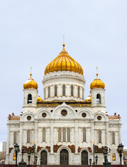 Fototapeta na wymiar Moscow, Cathedral of Christ the Saviour