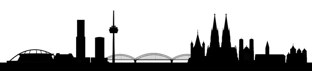 Fototapeta premium Kölner Skyline
