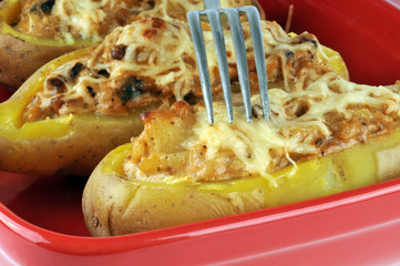 Gratin de pommes de terre farcies