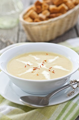 Saffron soup