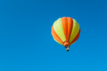 Fototapeta na wymiar Colorful fancy Balloon floating in the sky