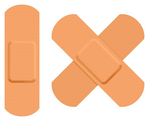 First aid plaster.
