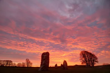 Peel and stick wall murals Artistic monument Avebury Stone Circle