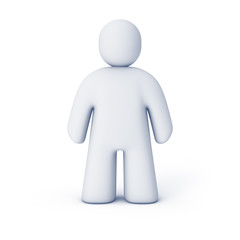 Abstrakte Figur eines Menschen