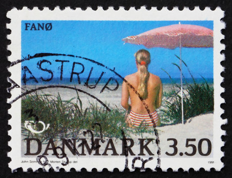 Postage stamp Denmark 1991 Fano, Danish Island