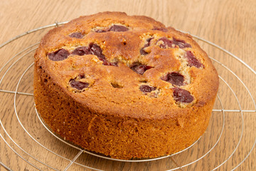 Kuchen mit Kirschen